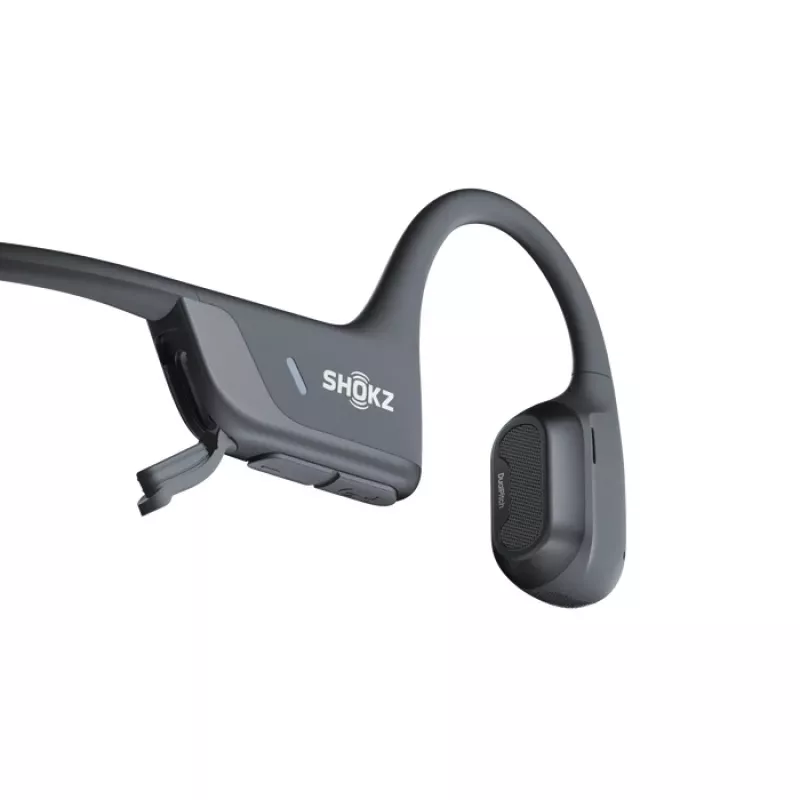 Ausinės Shokz OpenRun Pro 2 belaidės sportinės ausinės su kaulų laidumu, IP55, 12 h grojimo, Bluetooth 5.3, 150 mAh, juodos