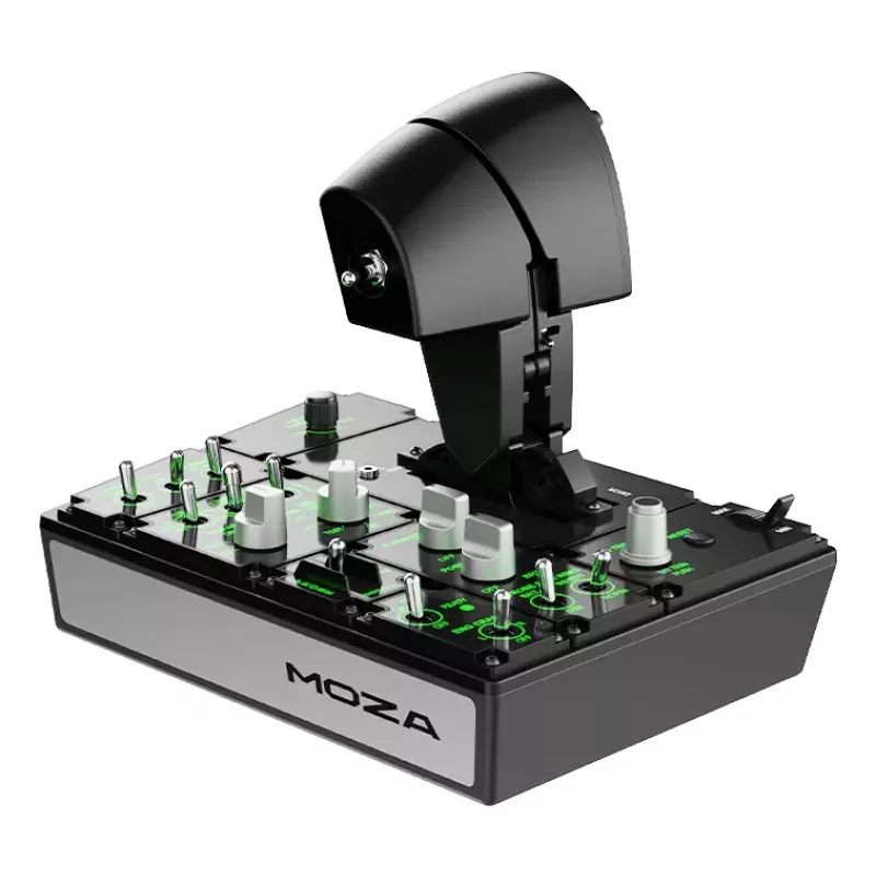 Moza Racing MTP droselio skydelis, juodas, metalinis, 15 bitų, 277 mm, 194 mm, 216 mm
