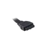 Vidinis adapterio kabelis Akasa AK-CBUB53-40BK USB 3.1 Gen 1 Dual USB 2.0 Type-A