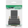 InLine HDMI į DVI adapteris HDMI lizdas / DVI kištukas lankstus auksuotas 4K2K