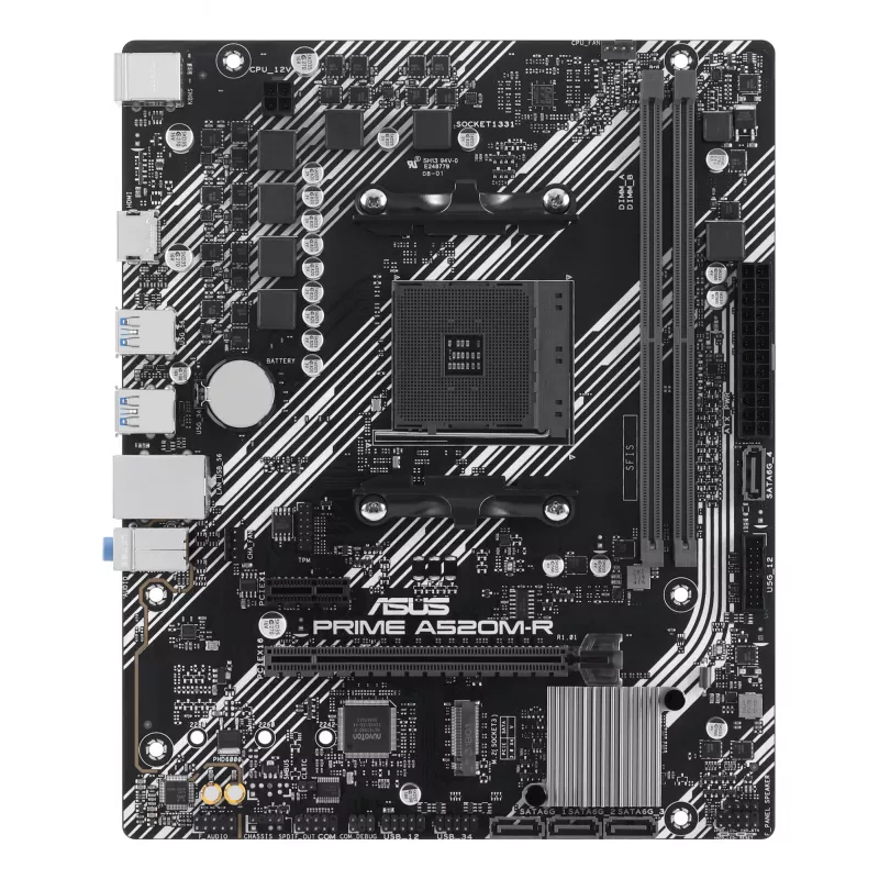 Motininė plokštė ASUS PRIME A520M-R, AMD A520, Socket AM4, micro ATX