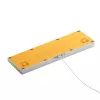 Mechaninė pilno dydžio (100%) laidinė klaviatūra GLORIOUS GMMK 3 HE – balta, USB, QWERTY, RGB