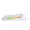 Mechaninė pilno dydžio (100%) laidinė klaviatūra GLORIOUS GMMK 3 HE – balta, USB, QWERTY, RGB