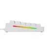 Mechaninė pilno dydžio (100%) laidinė klaviatūra GLORIOUS GMMK 3 HE – balta, USB, QWERTY, RGB