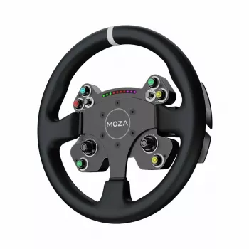 Moza Racing CS V2P Dual Clutch vairas, vairas, PC, laidinis, USB, juodas, aliuminis