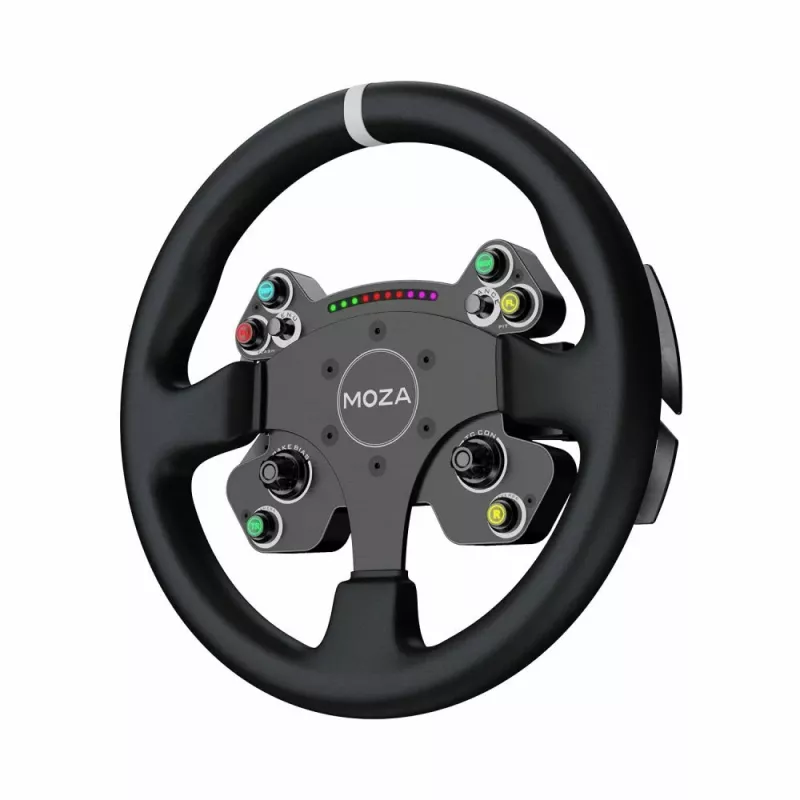 Moza Racing CS V2P Dual Clutch vairas, vairas, PC, laidinis, USB, juodas, aliuminis
