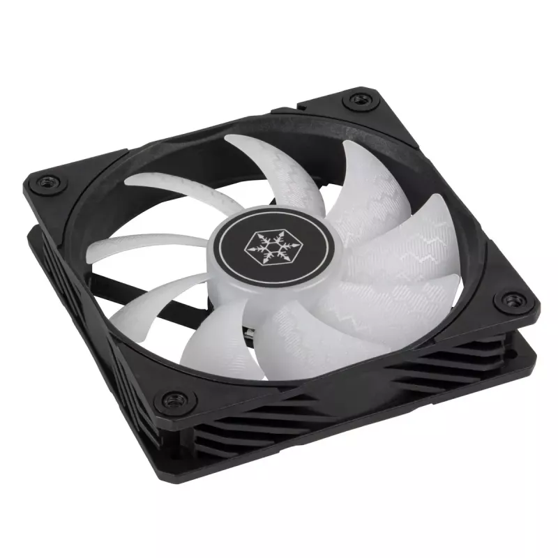 SilverStone Shark Force SST-SF120B-ARGB 120 mm korpuso ventiliatorius, ARGB, juodas