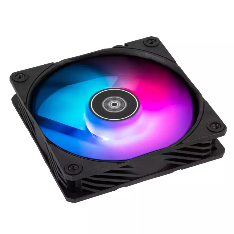 SilverStone Shark Force SST-SF120B-ARGB 120 mm korpuso ventiliatorius, ARGB, juodas