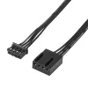 SilverStone Shark Force SST-SF120B-ARGB 120 mm korpuso ventiliatorius, ARGB, juodas