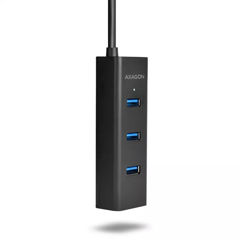 USB 3.0 šakotuvas Axagon HUE-S2BP 4x USB 3.0 su 1,2 m kabeliu ir maitinimo adapteriu