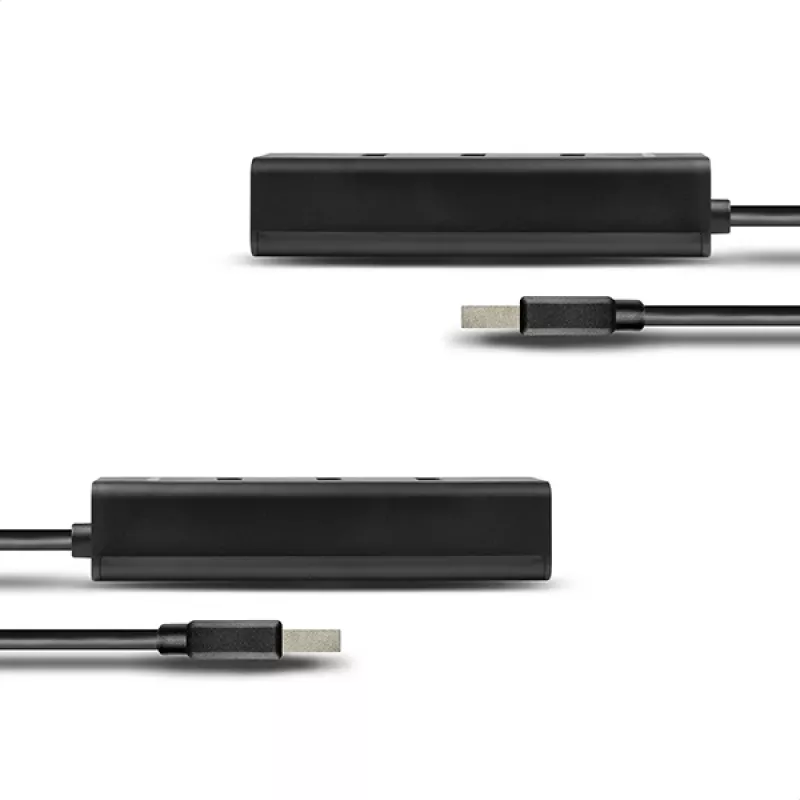 USB 3.0 šakotuvas Axagon HUE-S2BP 4x USB 3.0 su 1,2 m kabeliu ir maitinimo adapteriu
