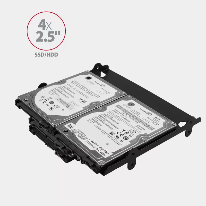 AXAGON RHD-435 metalinis rėmelis 4x 2,5 colio arba 2x 2,5 colio + 1x 3,5 colio HDD/SSD į 5,25 colio lizdą