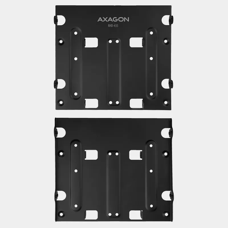 AXAGON RHD-435 metalinis rėmelis 4x 2,5 colio arba 2x 2,5 colio + 1x 3,5 colio HDD/SSD į 5,25 colio lizdą