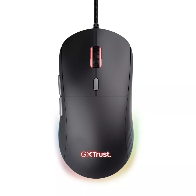 Pelė Trust GXT 925 REDEX II žaidimams, dešinei rankai, USB Type-A, lazerinė, 10000 DPI