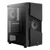 Aerocool Menace Saturn RGB Midi Tower Juodas
