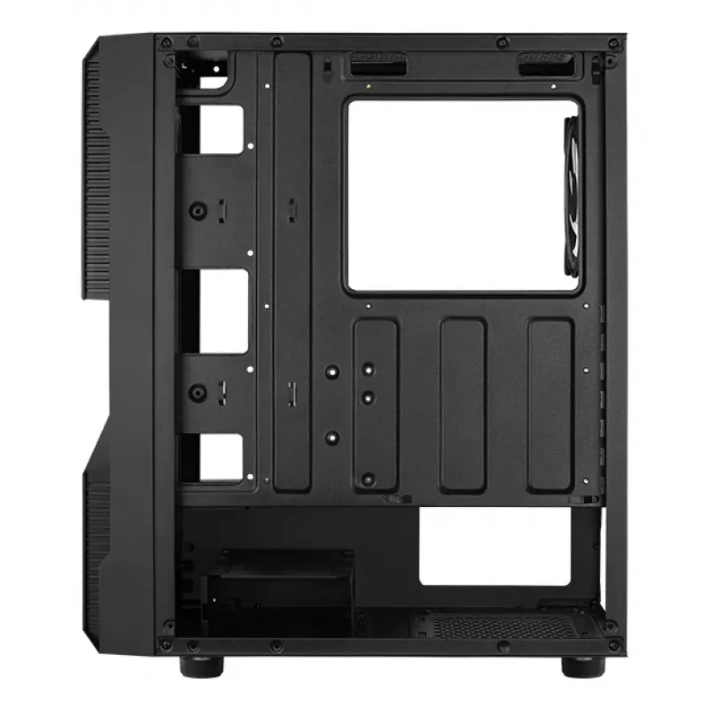 Aerocool Menace Saturn RGB Midi Tower Juodas