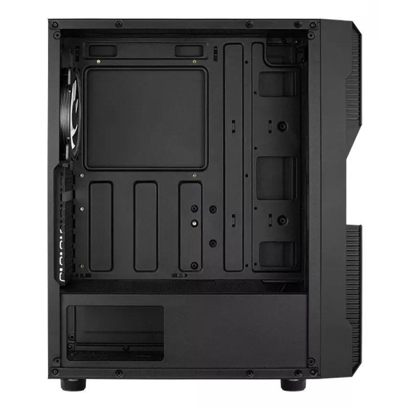 Aerocool Menace Saturn RGB Midi Tower Juodas