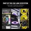 CORSAIR iCUE LINK LX140-R RGB 140 mm Reverse ventiliatoriaus rinkinys baltas