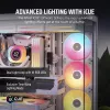 CORSAIR iCUE LINK LX140-R RGB 140 mm Reverse ventiliatoriaus rinkinys baltas
