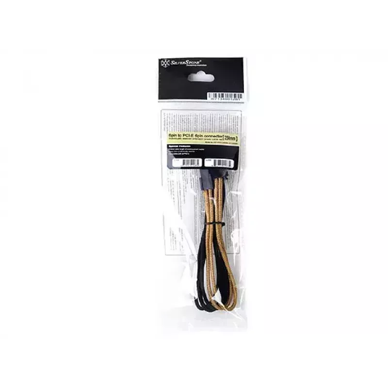 Prailginimo laidas PCI-E 6 kontaktų Silverstone PP07-IDE6BG 0,3 m
