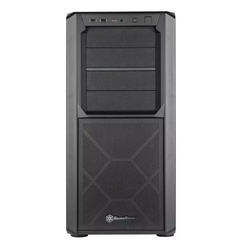 Korpusas Silverstone SETA D1 Midi Tower juodas