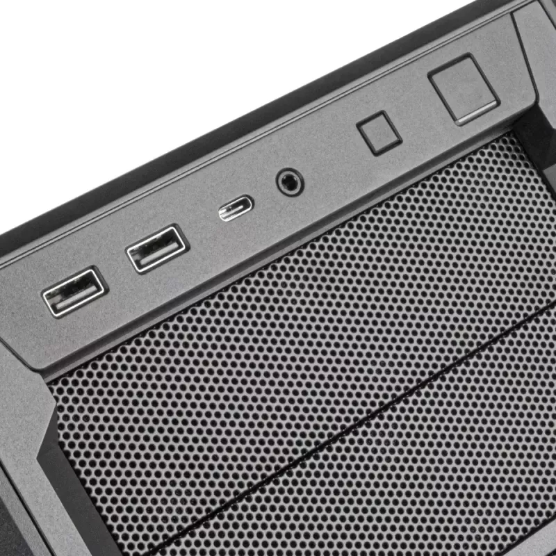 Korpusas Silverstone SETA D1 Midi Tower juodas