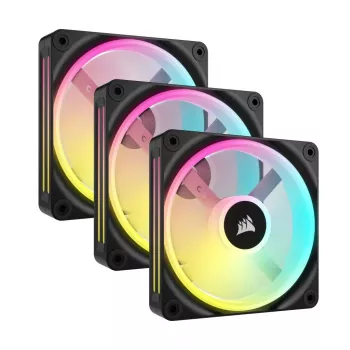 CORSAIR iCUE LINK QX120 RGB 120 mm ventiliatorių pradinis rinkinys