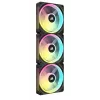 CORSAIR iCUE LINK QX120 RGB 120 mm ventiliatorių pradinis rinkinys