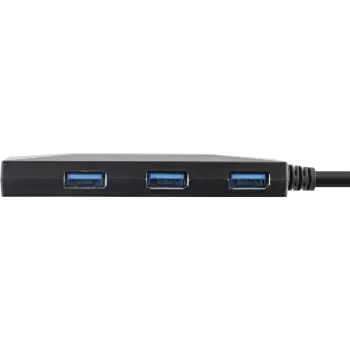 InLine USB 3.2 Gen.1 Hub, USB-C į 2 USB-C ir 3 USB-A prievadus, su maitinimo adapteriu