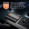 Mechaninė klaviatūra GLORIOUS GMMK 3 PRO 75% Barebones Wired USB, RGB, Juoda, 2 m laidas