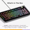 Mechaninė klaviatūra GLORIOUS GMMK 3 PRO 75% Barebones Wired USB, RGB, Juoda, 2 m laidas
