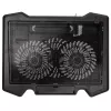 Aušinimo stovas nešiojamam kompiuteriui Kolink KL-N200, iki 39,6 cm (15,6 inch), 2 ventiliatoriai 140 mm, USB maitinimas, juodas