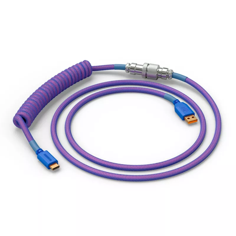 Susuktas USB kabelis GLORIOUS GMMK Nebula 1,5 m RGB klaviatūroms
