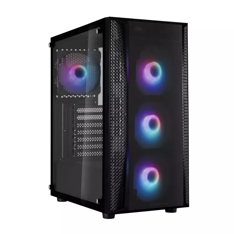 PC korpusas Silverstone FARA B1 PRO Tower Black