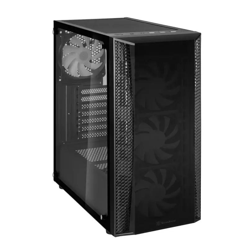 PC korpusas Silverstone FARA B1 PRO Tower Black