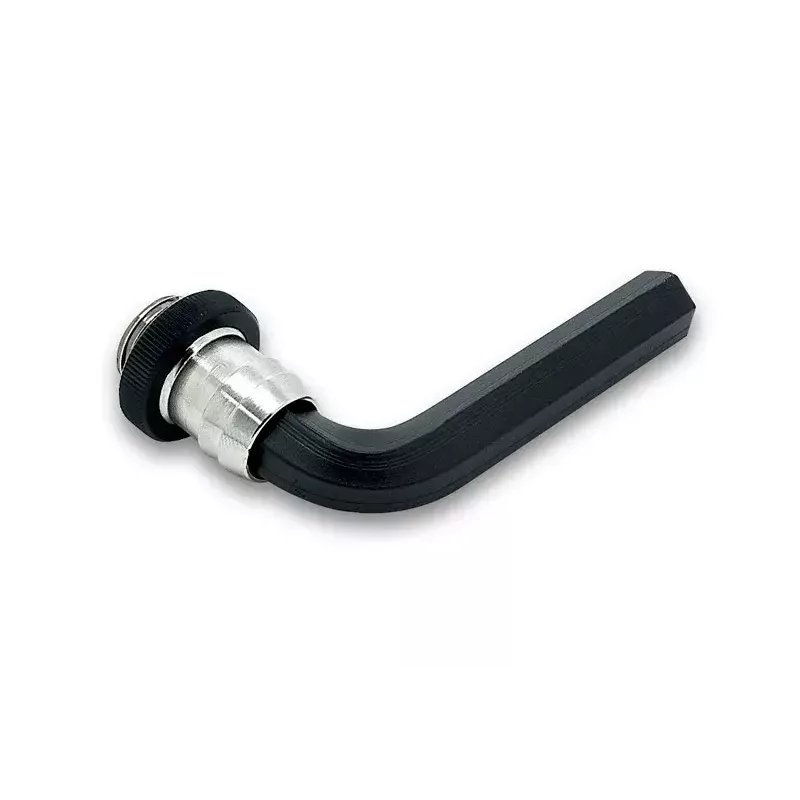 EK Water Blocks EK-HFB tiesus fitingas, G1/4 išorinis sriegis – 12 mm ID, nikelis/sidabras
