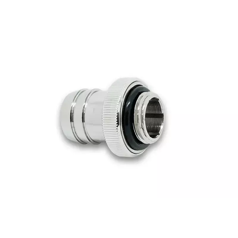 EK Water Blocks EK-HFB tiesus fitingas, G1/4 išorinis sriegis – 12 mm ID, nikelis/sidabras