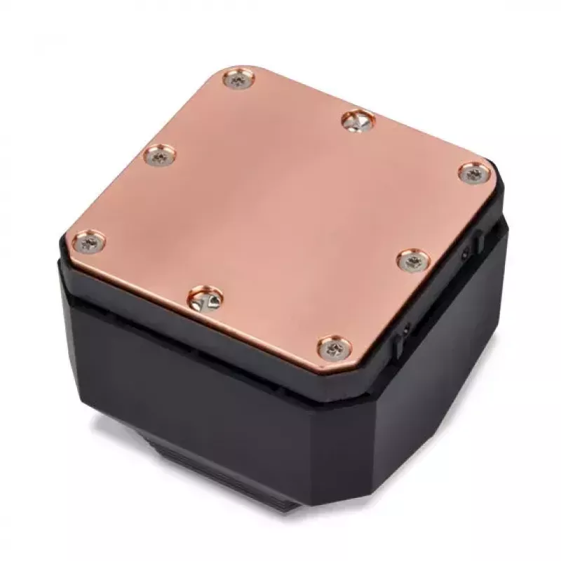 SilverStone Permafrost PF360-ARGB V2 SST-PF360-ARGB-V2 360 mm AiO skystinio aušinimo procesoriaus aušintuvas, ARGB, su RGB valdikliu, juodas