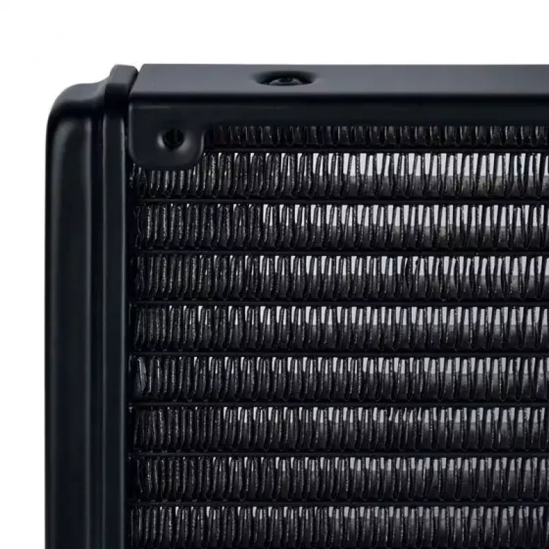 SilverStone Permafrost PF360-ARGB V2 SST-PF360-ARGB-V2 360 mm AiO skystinio aušinimo procesoriaus aušintuvas, ARGB, su RGB valdikliu, juodas