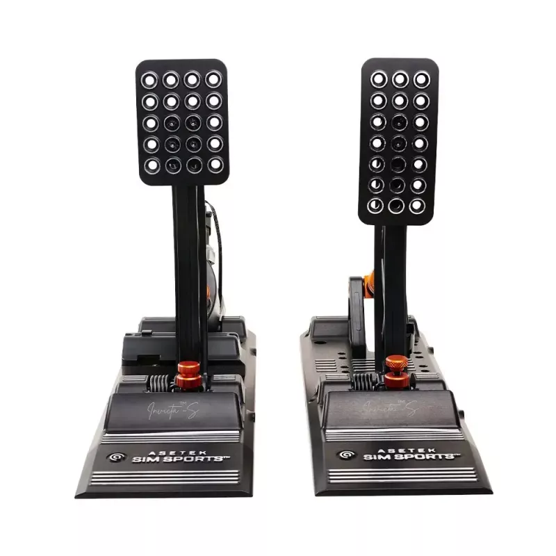 Asetek Invicta S dujų ir stabdžių pedalų rinkinys sim lenktynėms — modelis 40-010-0010006