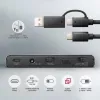 Adapteris AXAGON ADSA-CC CLONE MASTER 2 USB-C 10Gbps, skirtas NVMe M.2 SSD ir SATA HDD