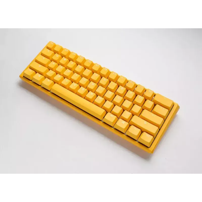 Ducky One 3 Yellow Mini klaviatūra, mechaninė, USB, vokiškas išdėstymas, RGB
