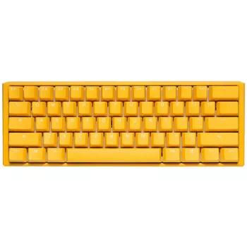 Ducky One 3 Yellow Mini klaviatūra, mechaninė, USB, vokiškas išdėstymas, RGB