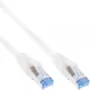 InLine Patch Laidas S/FTP PiMF Cat.6A be halogenų 500 MHz baltas 1 m