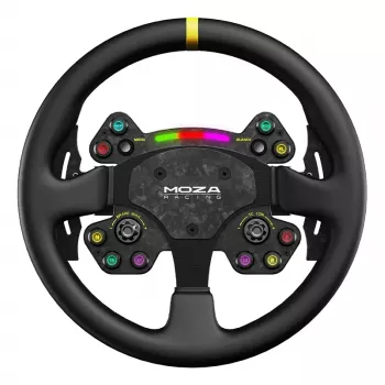 Moza Racing RS V2 vairas – odinis, anglies pluošto, belaidis / laidinis