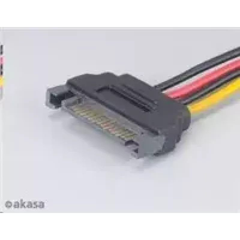Akasa SATA į 4 kontaktų Molex adapteris AK-CBPW03-KT02 15 cm laidas, 2 vnt. pakuotė
