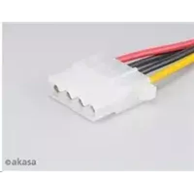 Akasa SATA į 4 kontaktų Molex adapteris AK-CBPW03-KT02 15 cm laidas, 2 vnt. pakuotė