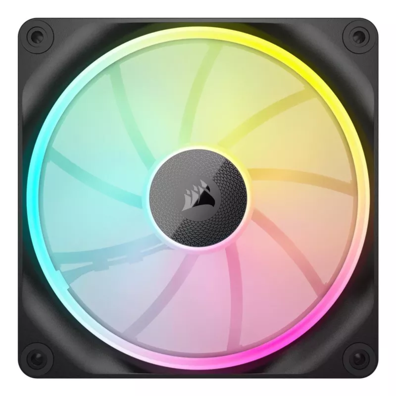 Ventiliatorius Corsair iCUE LINK LX140 RGB CO-9051027-WW 14 cm juodas 350-2000 RPM magnetinis guolis
