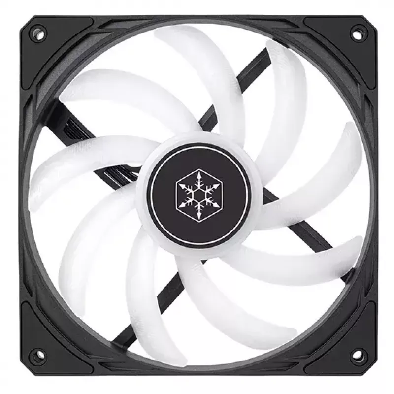 Ventiliatorius Silverstone SST-AS140B-ARGB 14 cm 1700 RPM 33 dB Juodas