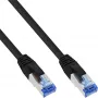 InLine Patch Laidas S/FTP PiMF Cat.6A halogen free 500MHz juodas 5m